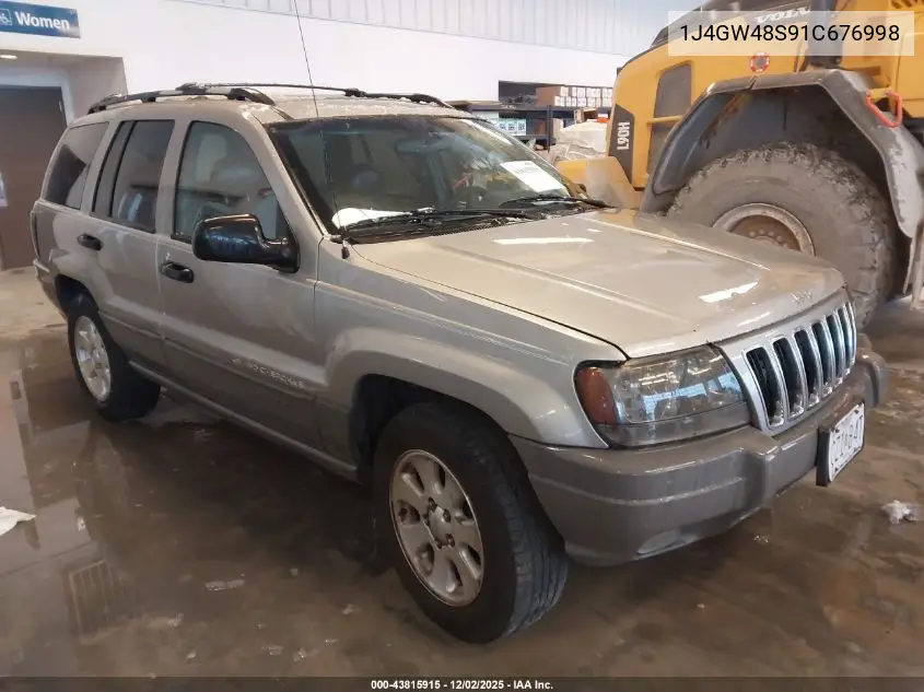 1J4GW48S91C676998 2001 Jeep Grand Cherokee Laredo
