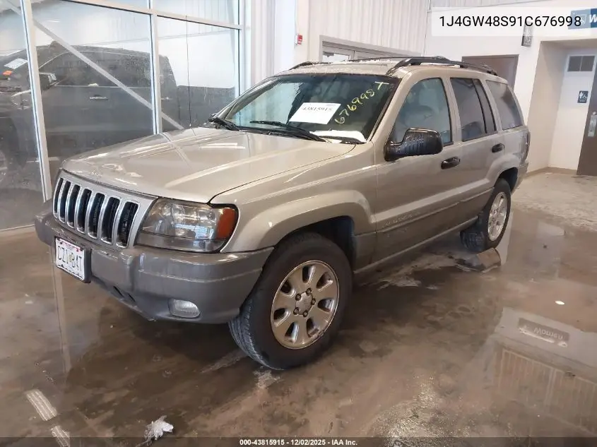 1J4GW48S91C676998 2001 Jeep Grand Cherokee Laredo
