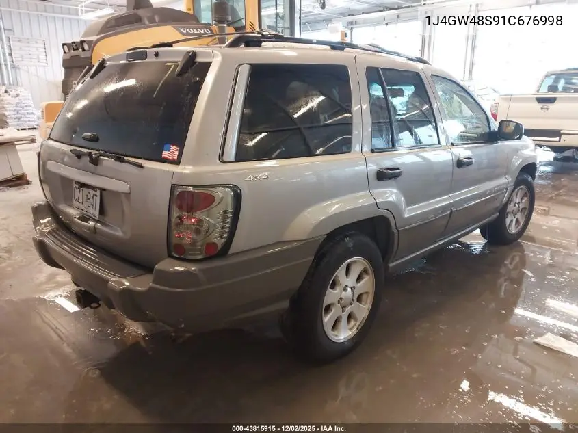1J4GW48S91C676998 2001 Jeep Grand Cherokee Laredo