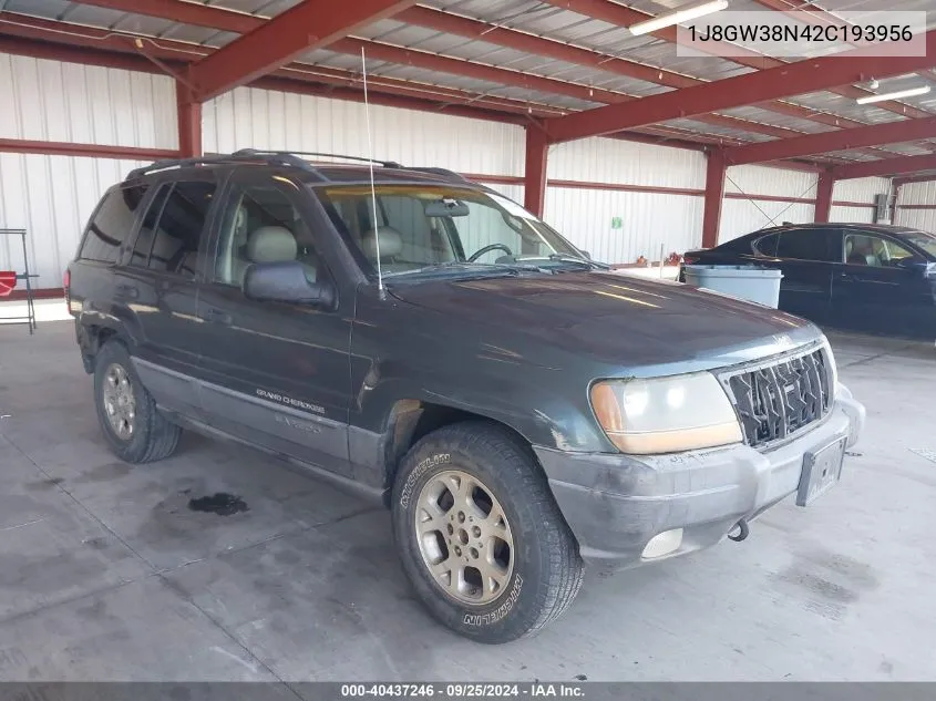 2002 Jeep Grand Cherokee Sport VIN: 1J8GW38N42C193956 Lot: 40437246