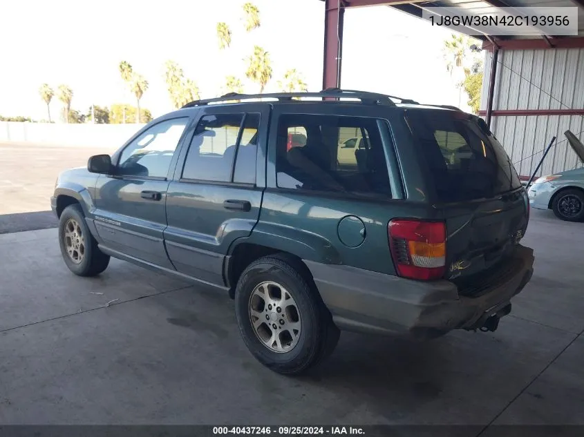 2002 Jeep Grand Cherokee Sport VIN: 1J8GW38N42C193956 Lot: 40437246