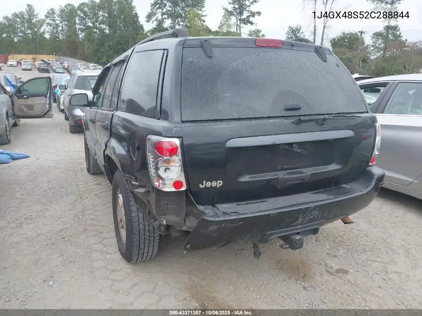 1J4GX48S52C288844 2002 Jeep Grand Cherokee Laredo