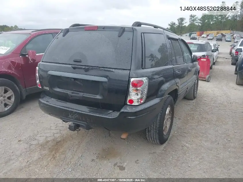 1J4GX48S52C288844 2002 Jeep Grand Cherokee Laredo