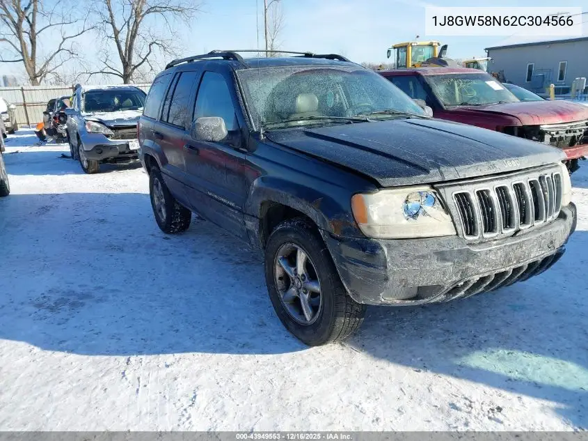 1J8GW58N62C304566 2002 Jeep Grand Cherokee Limited