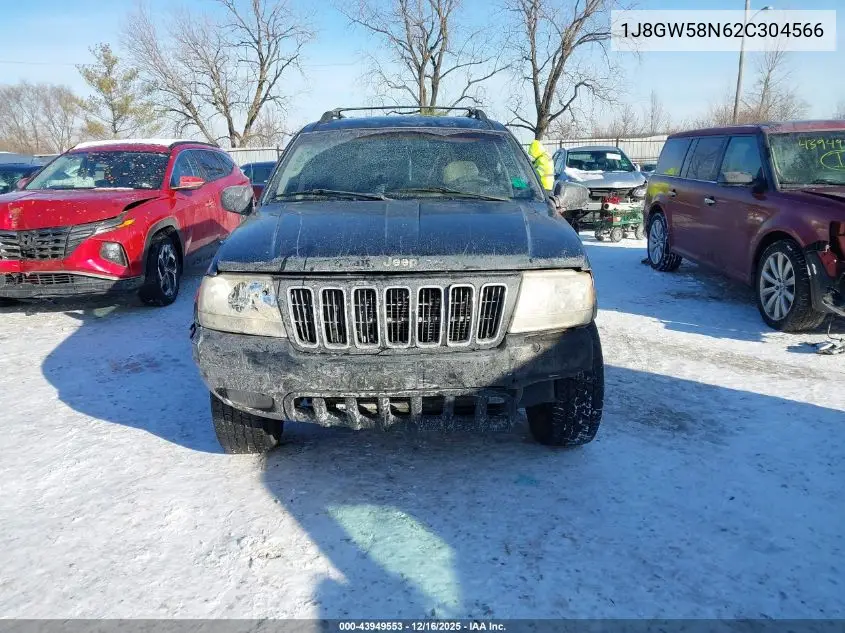 1J8GW58N62C304566 2002 Jeep Grand Cherokee Limited
