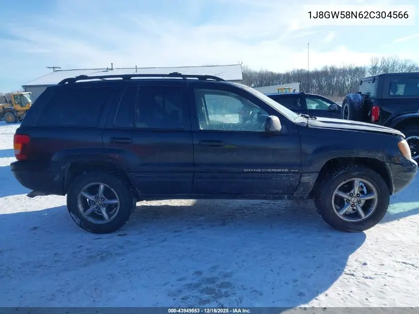 1J8GW58N62C304566 2002 Jeep Grand Cherokee Limited