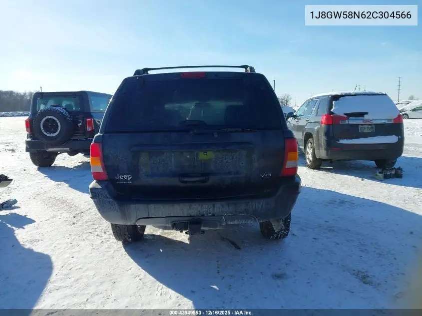 1J8GW58N62C304566 2002 Jeep Grand Cherokee Limited