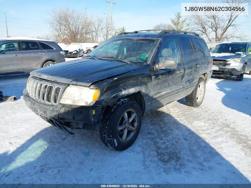 1J8GW58N62C304566 2002 Jeep Grand Cherokee Limited