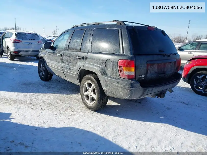 1J8GW58N62C304566 2002 Jeep Grand Cherokee Limited
