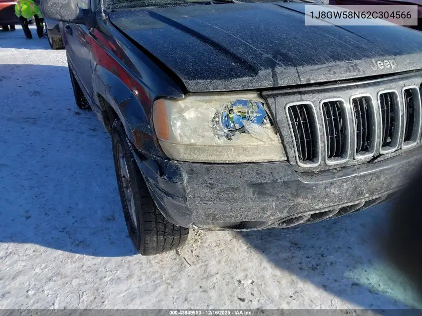 1J8GW58N62C304566 2002 Jeep Grand Cherokee Limited
