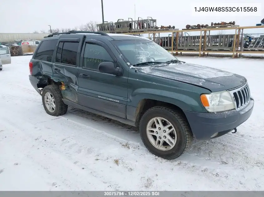 1J4GW48S53C615568 2003 Jeep Grand Cherokee Laredo
