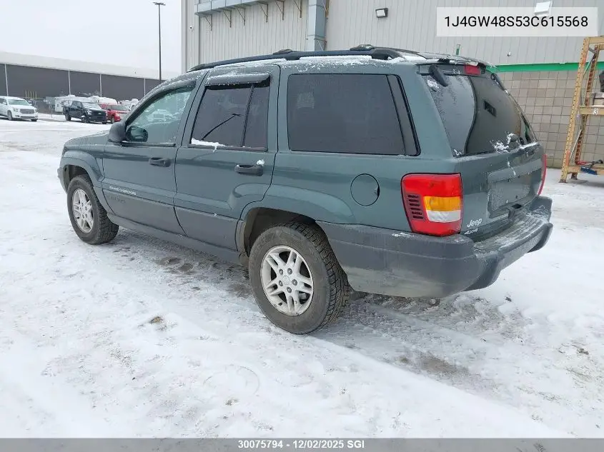 1J4GW48S53C615568 2003 Jeep Grand Cherokee Laredo