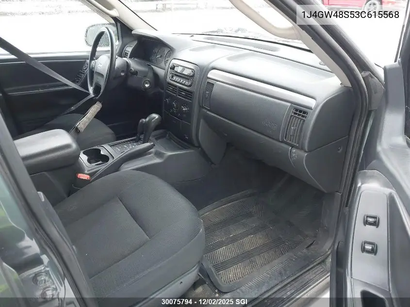 1J4GW48S53C615568 2003 Jeep Grand Cherokee Laredo