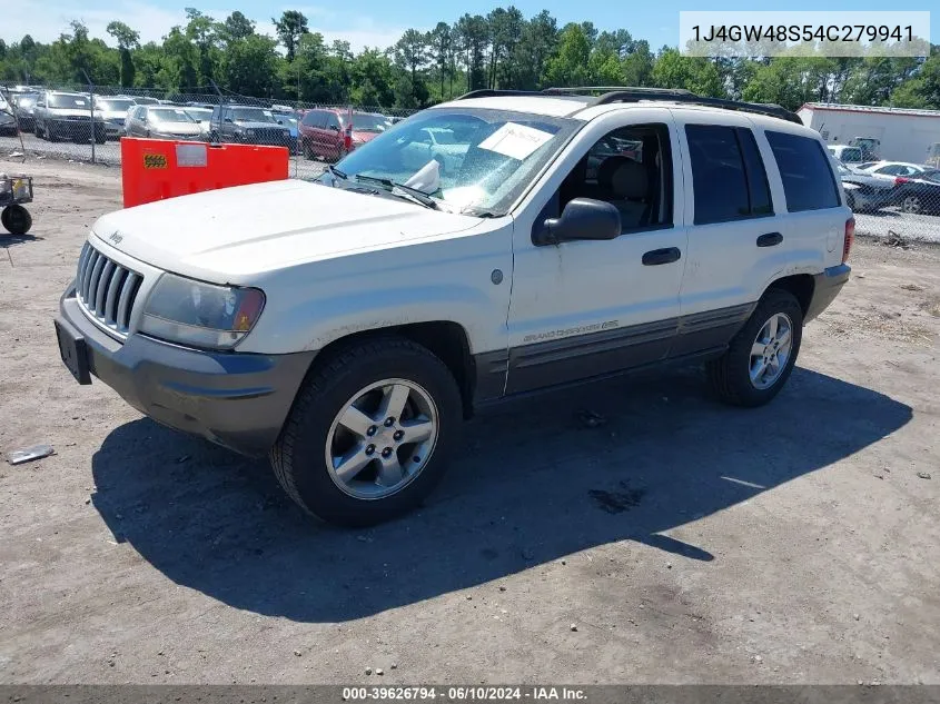 2004 Jeep Grand Cherokee Laredo VIN: 1J4GW48S54C279941 Lot: 39626794