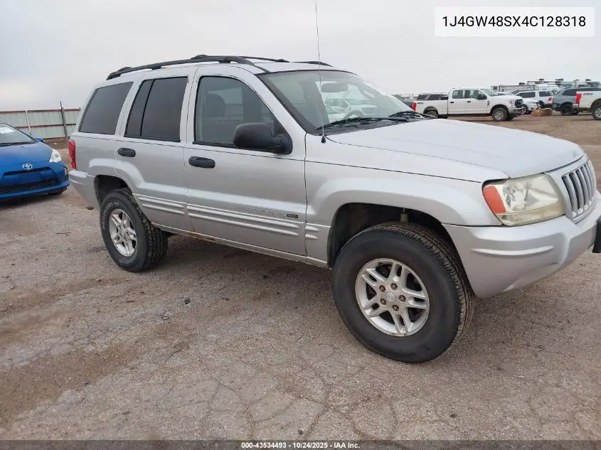 1J4GW48SX4C128318 2004 Jeep Grand Cherokee Laredo