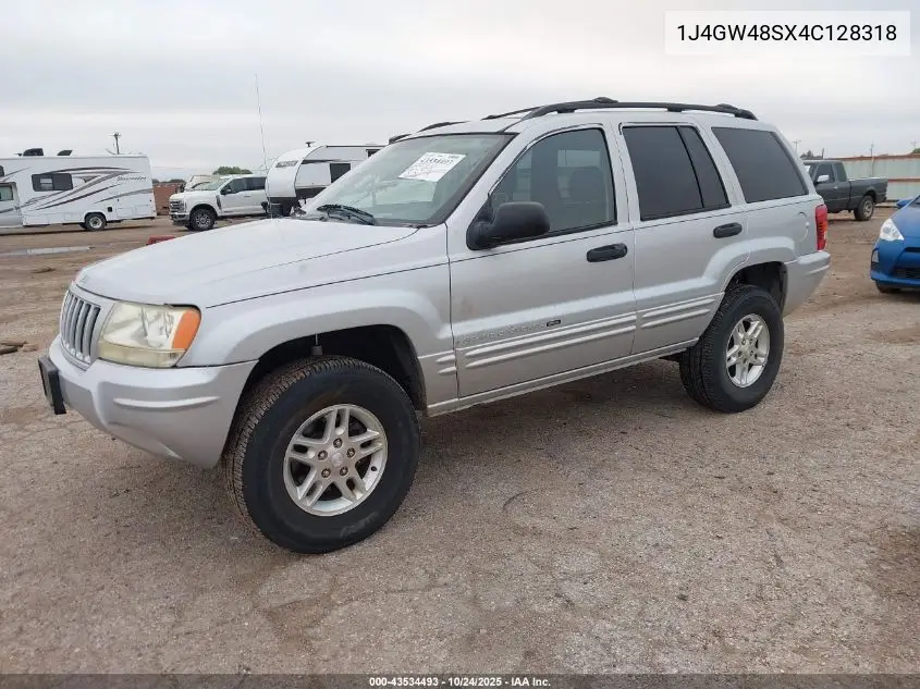 1J4GW48SX4C128318 2004 Jeep Grand Cherokee Laredo