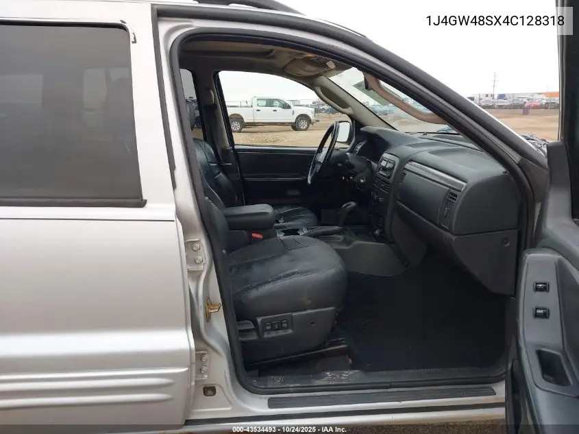 1J4GW48SX4C128318 2004 Jeep Grand Cherokee Laredo