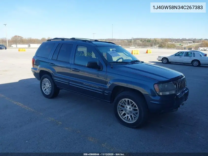 1J4GW58N34C267383 2004 Jeep Grand Cherokee Limited