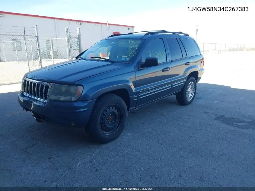 1J4GW58N34C267383 2004 Jeep Grand Cherokee Limited