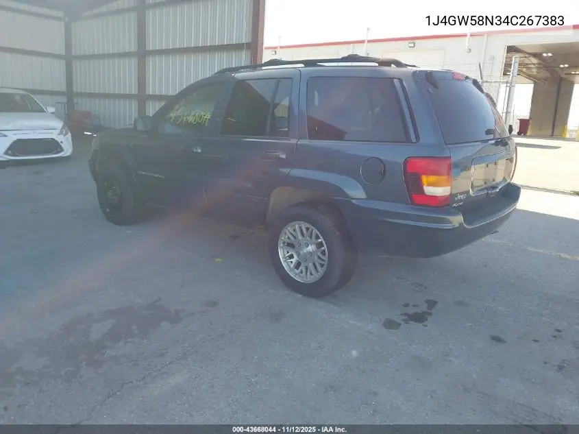 1J4GW58N34C267383 2004 Jeep Grand Cherokee Limited