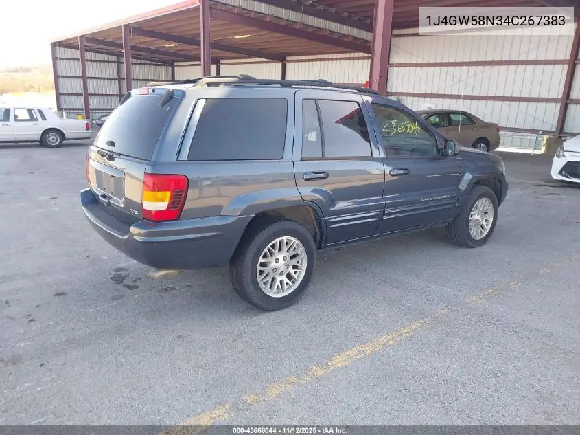 1J4GW58N34C267383 2004 Jeep Grand Cherokee Limited