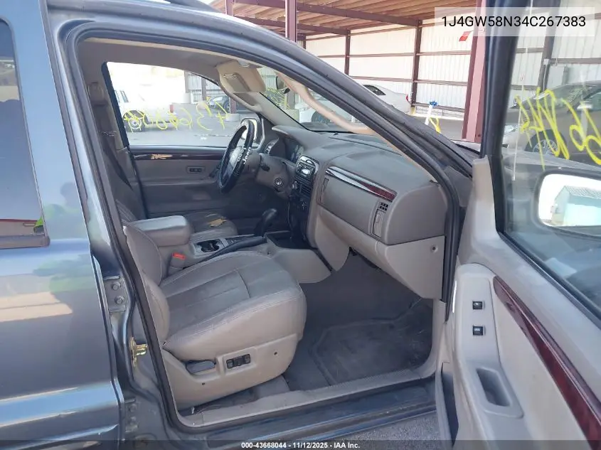 1J4GW58N34C267383 2004 Jeep Grand Cherokee Limited