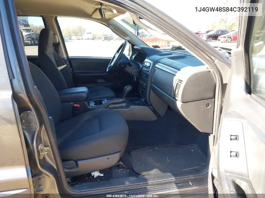 1J4GW48S84C392119 2004 Jeep Grand Cherokee Laredo