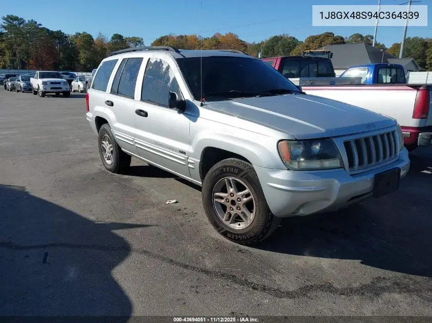 1J8GX48S94C364339 2004 Jeep Grand Cherokee Laredo
