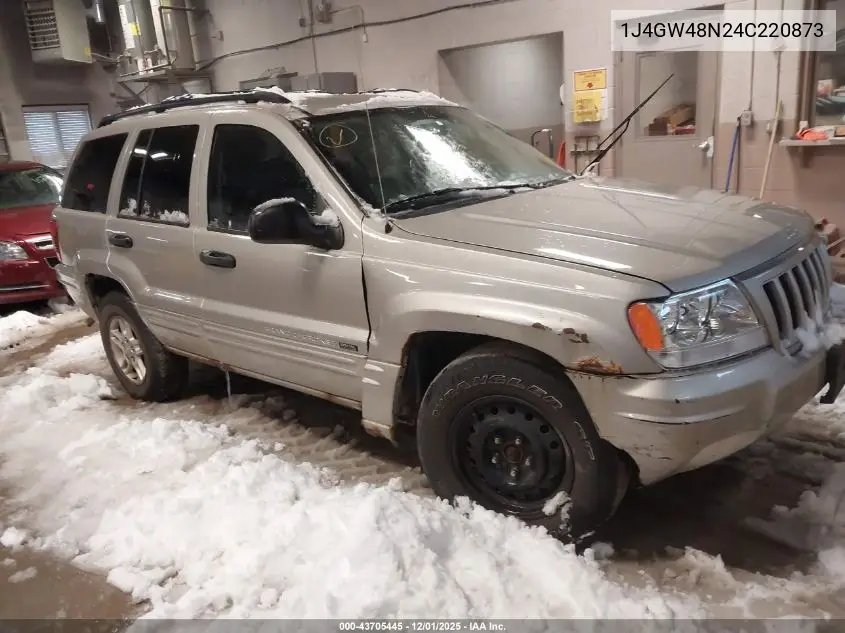 1J4GW48N24C220873 2004 Jeep Grand Cherokee Laredo