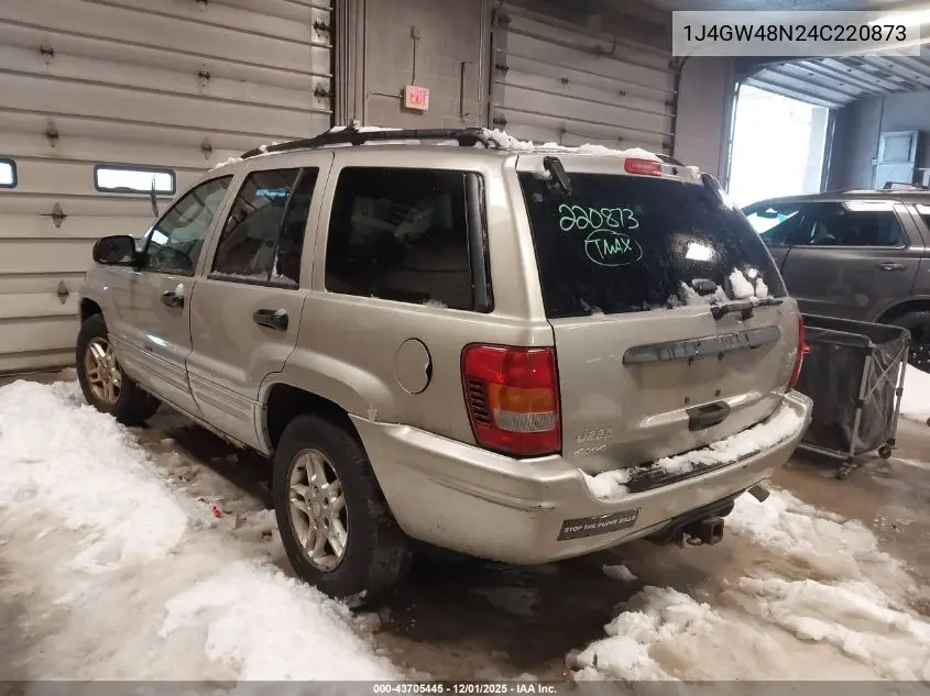 1J4GW48N24C220873 2004 Jeep Grand Cherokee Laredo