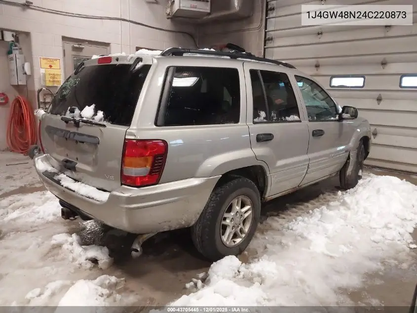 1J4GW48N24C220873 2004 Jeep Grand Cherokee Laredo