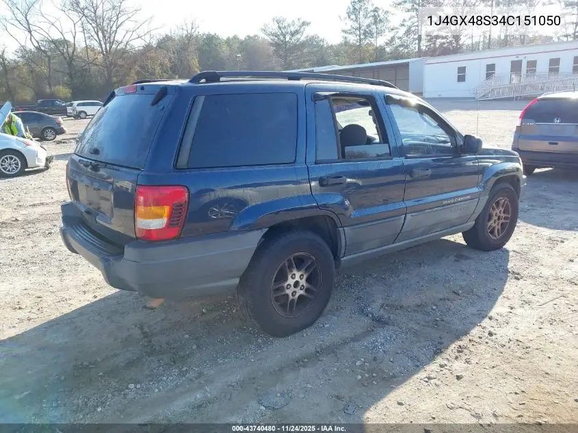1J4GX48S34C151050 2004 Jeep Grand Cherokee Laredo