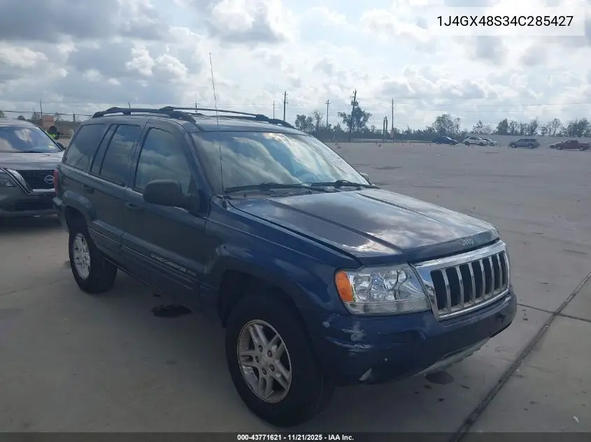 1J4GX48S34C285427 2004 Jeep Grand Cherokee Laredo