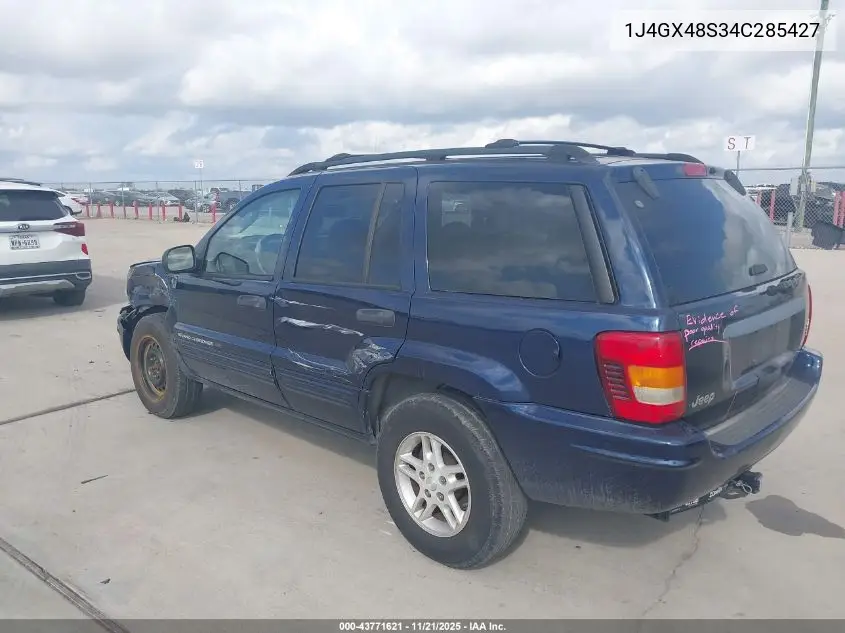 1J4GX48S34C285427 2004 Jeep Grand Cherokee Laredo