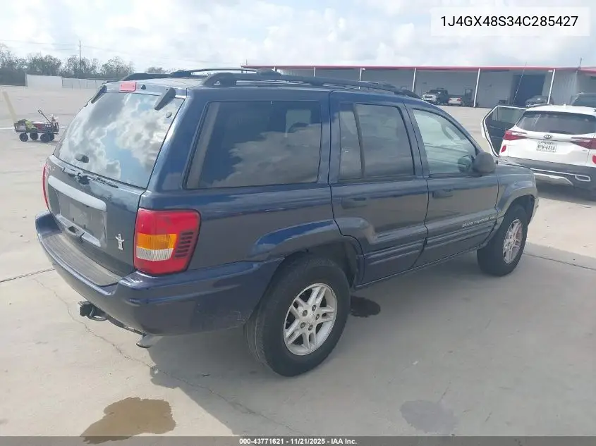 1J4GX48S34C285427 2004 Jeep Grand Cherokee Laredo