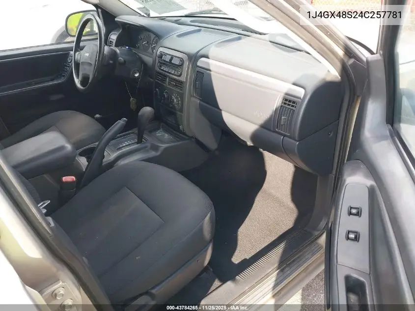 1J4GX48S24C257781 2004 Jeep Grand Cherokee Laredo