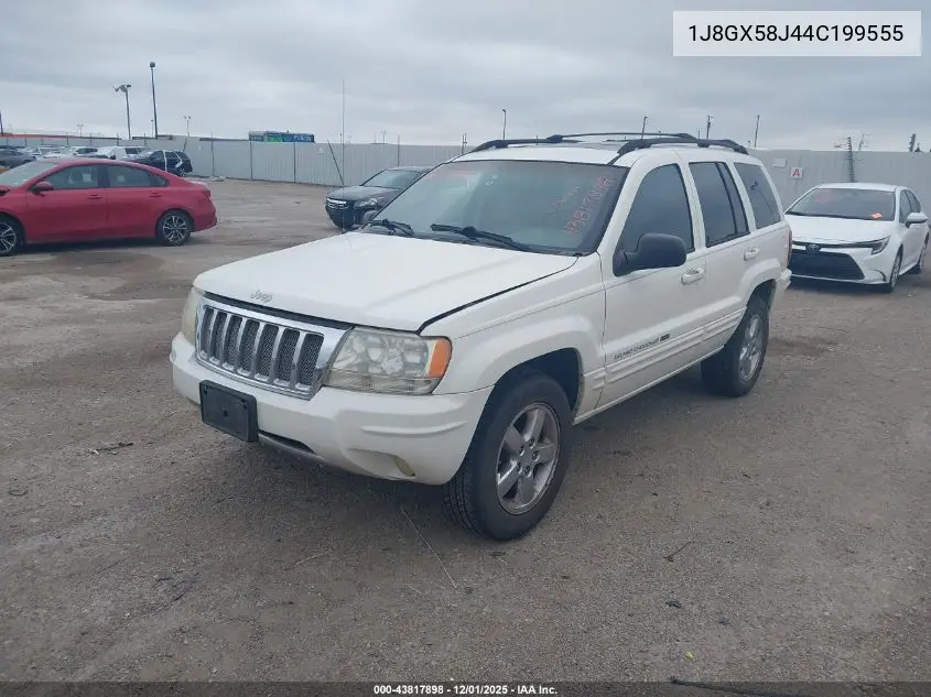 1J8GX58J44C199555 2004 Jeep Grand Cherokee Limited
