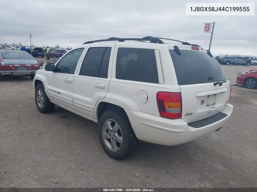 1J8GX58J44C199555 2004 Jeep Grand Cherokee Limited