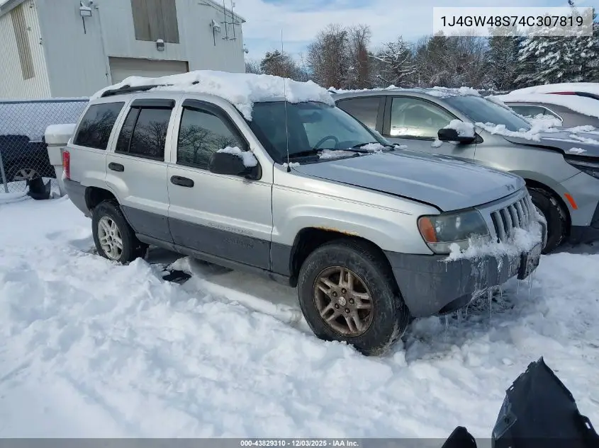 1J4GW48S74C307819 2004 Jeep Grand Cherokee Laredo
