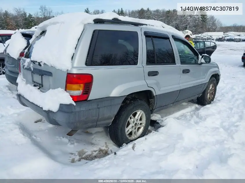 1J4GW48S74C307819 2004 Jeep Grand Cherokee Laredo