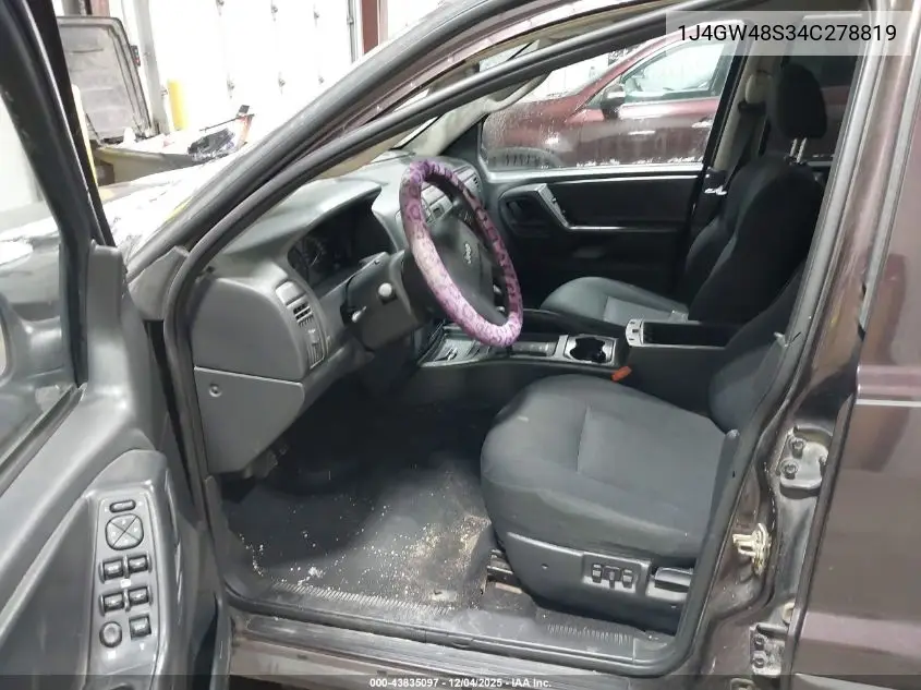 1J4GW48S34C278819 2004 Jeep Grand Cherokee Laredo