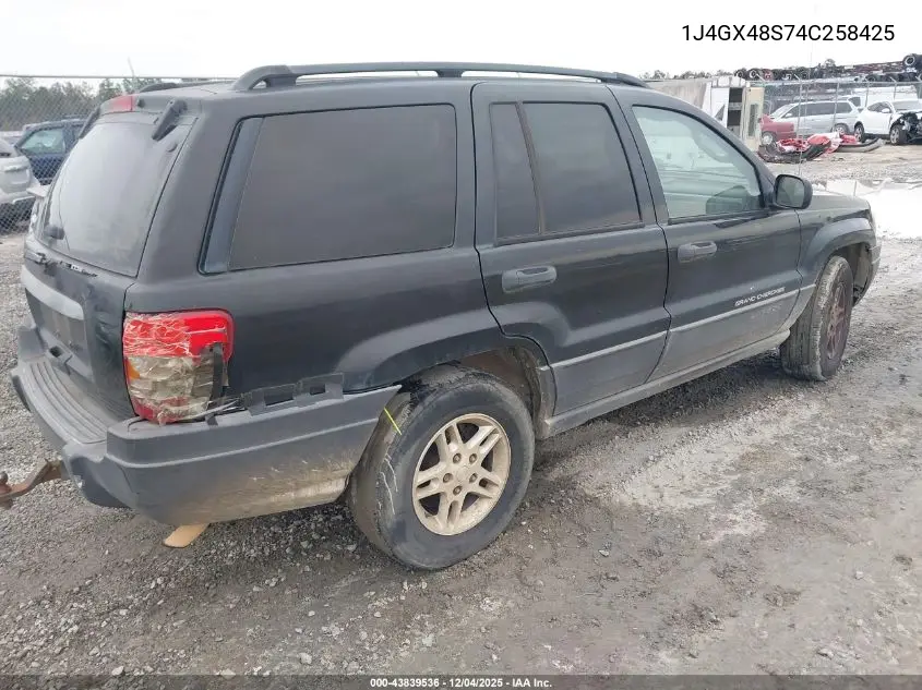 1J4GX48S74C258425 2004 Jeep Grand Cherokee Laredo