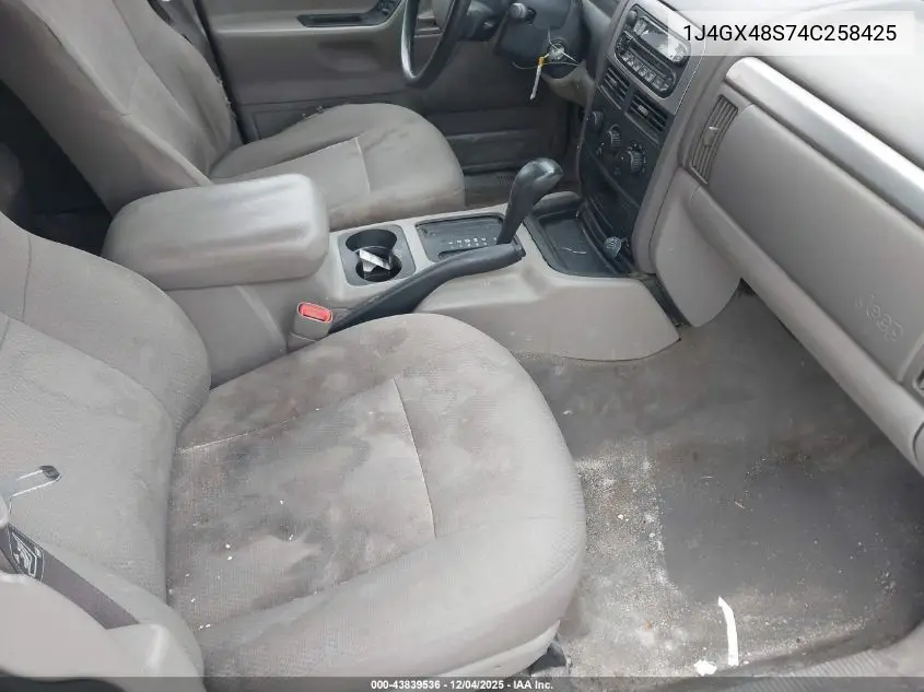 1J4GX48S74C258425 2004 Jeep Grand Cherokee Laredo