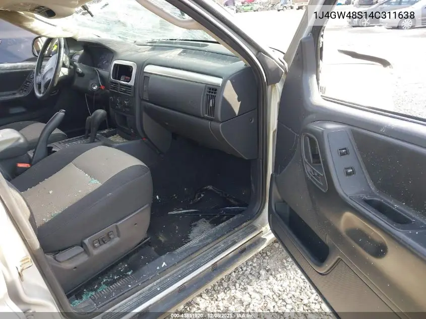 1J4GW48S14C311638 2004 Jeep Grand Cherokee Laredo
