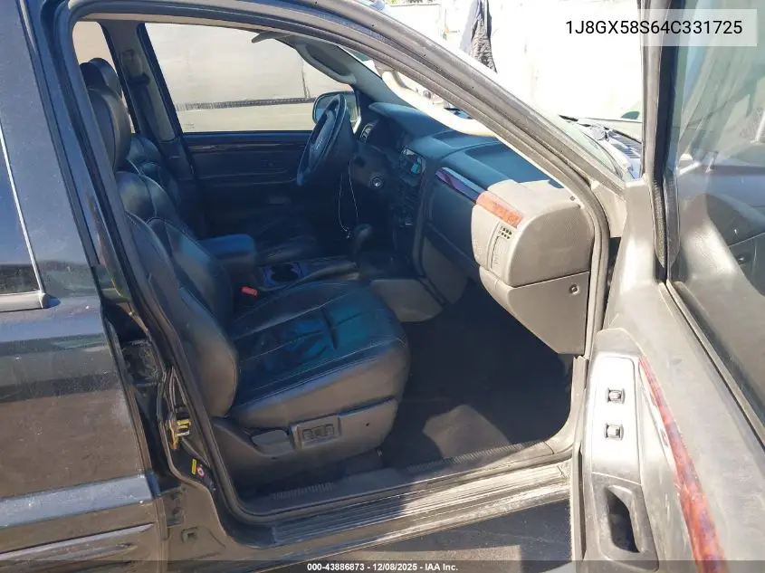 1J8GX58S64C331725 2004 Jeep Grand Cherokee Limited