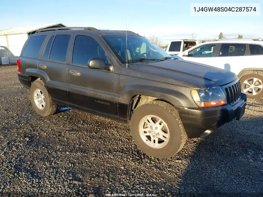 1J4GW48S04C287574 2004 Jeep Grand Cherokee Laredo