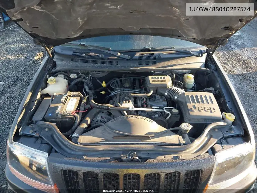 1J4GW48S04C287574 2004 Jeep Grand Cherokee Laredo