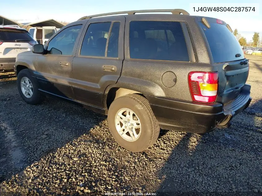 1J4GW48S04C287574 2004 Jeep Grand Cherokee Laredo