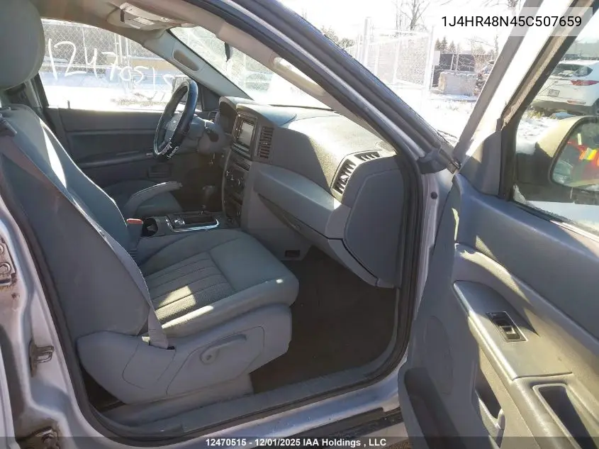 1J4HR48N45C507659 2005 Jeep Grand Cherokee Laredo