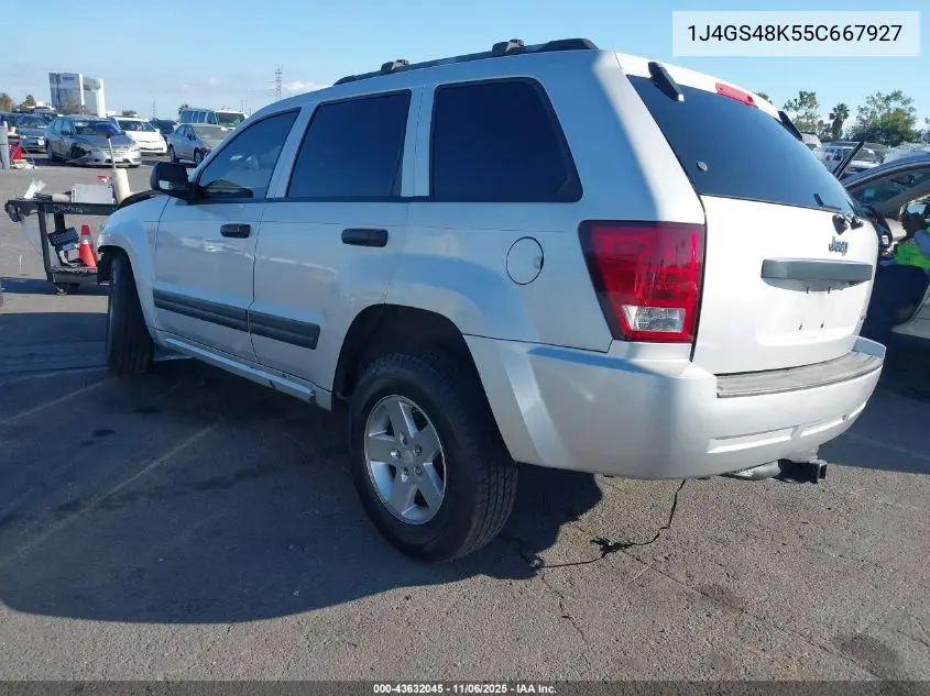 1J4GS48K55C667927 2005 Jeep Grand Cherokee Laredo